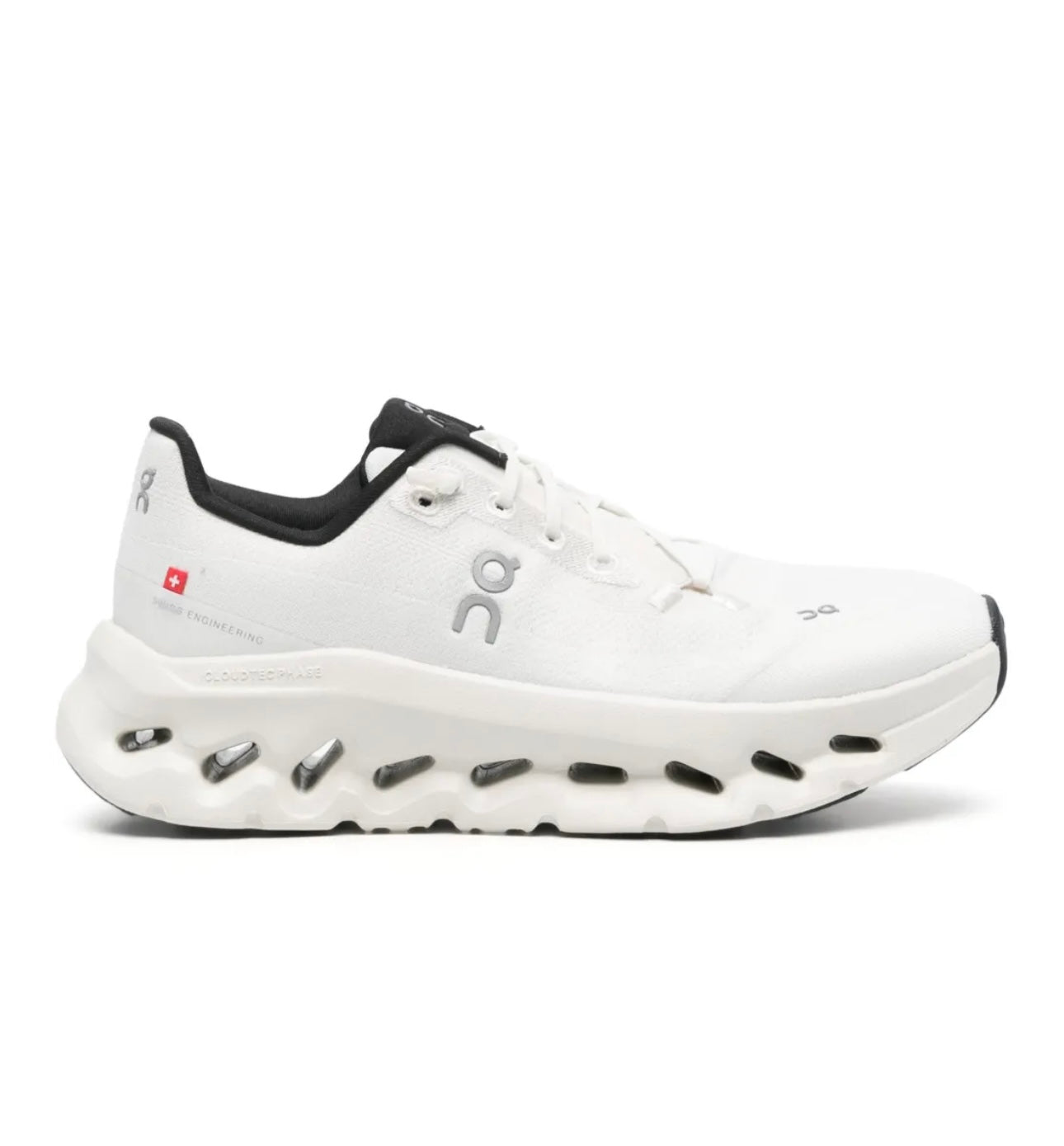 On Cloud White Black Sole
