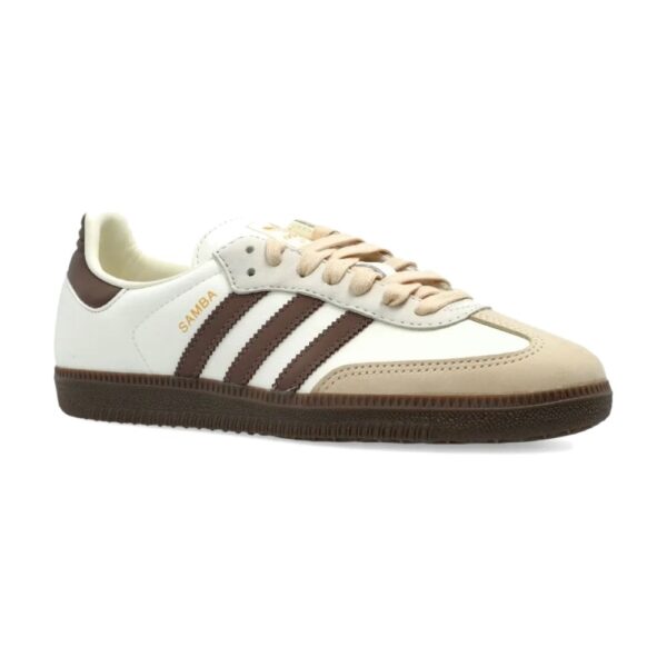 נעלי Adidas Samba OG Leather white brown
