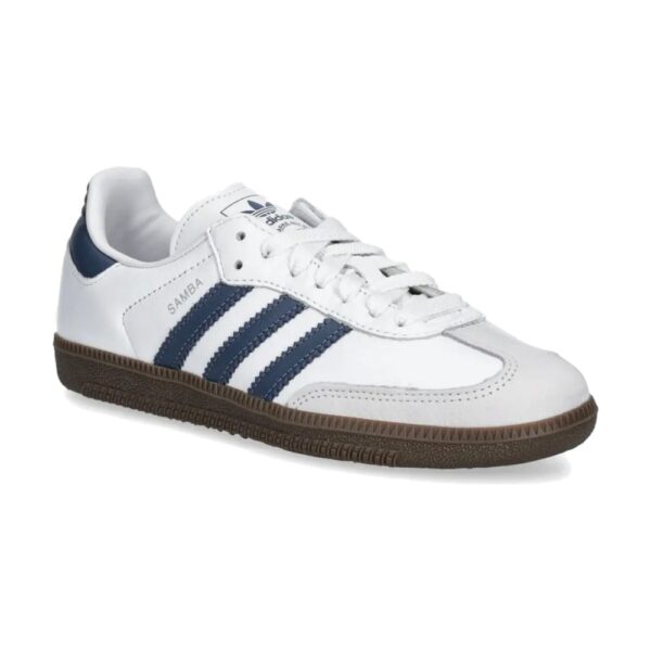 נעלי Adidas Samba White Navy Blue