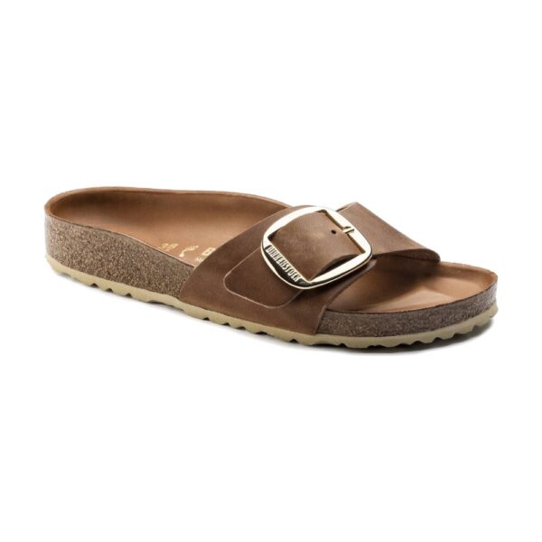 כפכפי Birkenstock Madrid Brown Silver