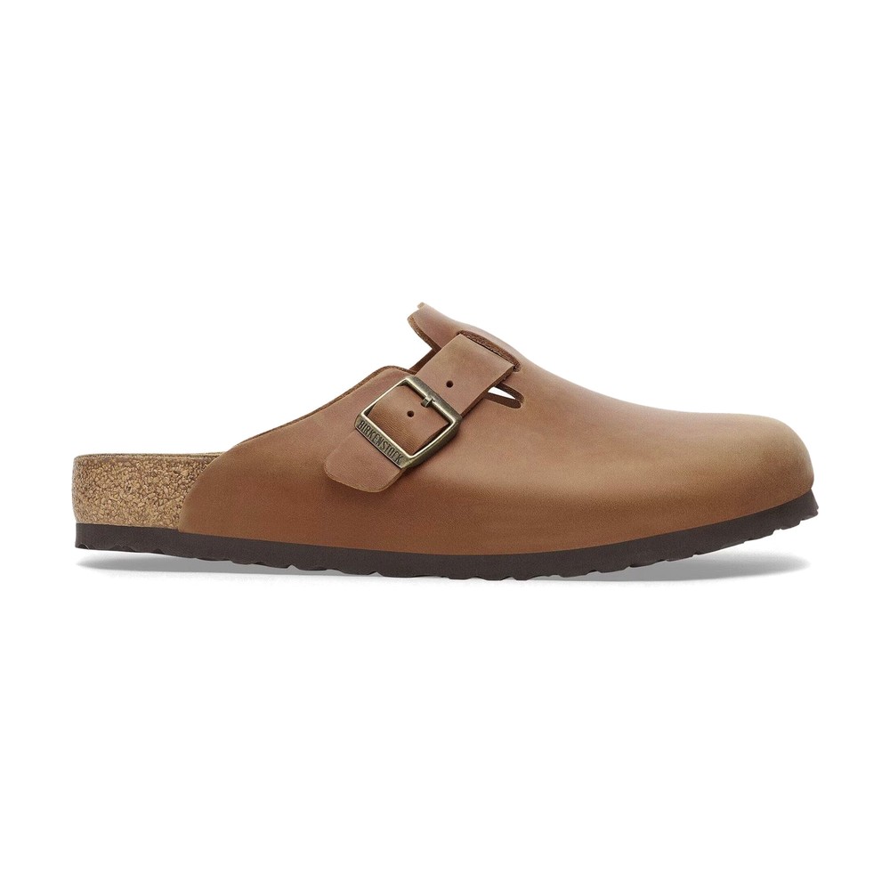 10187385667863-0 כפכפי Birkenstock Boston leather oiled brown