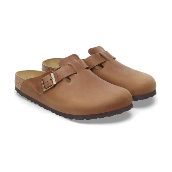 כפכפי Birkenstock Boston leather oiled brown