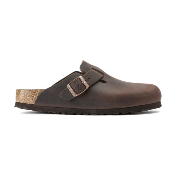 כפכפי Birkenstock Boston leather oiled habana