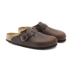 כפכפי Birkenstock Boston leather oiled habana