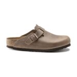 כפכפי Birkenstock Boston leather oiled tobacco brown