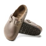 כפכפי Birkenstock Boston leather oiled tobacco brown