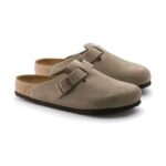 כפכפי Birkenstock Boston soft footbed taupe