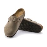 כפכפי Birkenstock Boston soft footbed taupe