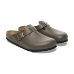 כפכפי Birkenstock Boston leather concrete gray