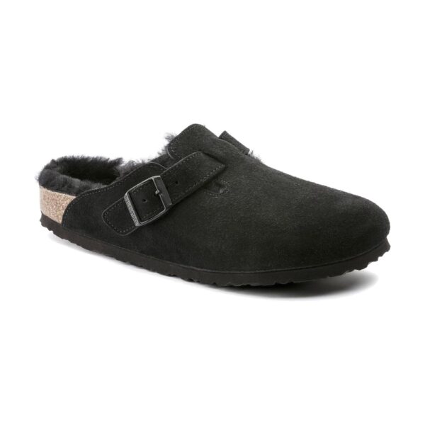 כפכפי Birkenstock Boston shearling black