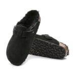 כפכפי Birkenstock Boston shearling black