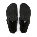 כפכפי Birkenstock Boston shearling black