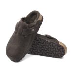כפכפי Birkenstock Boston shearling mocca