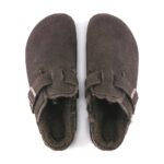 כפכפי Birkenstock Boston shearling mocca