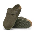 כפכפי Birkenstock Boston shearling thyme