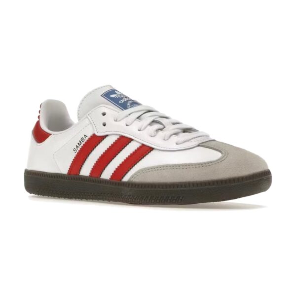 נעלי Adidas Samba white red