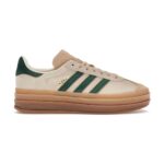 נעלי Adidas gazelle cream green platform