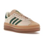 נעלי Adidas gazelle cream green platform