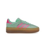 נעלי Adidas gazelle green pink platform