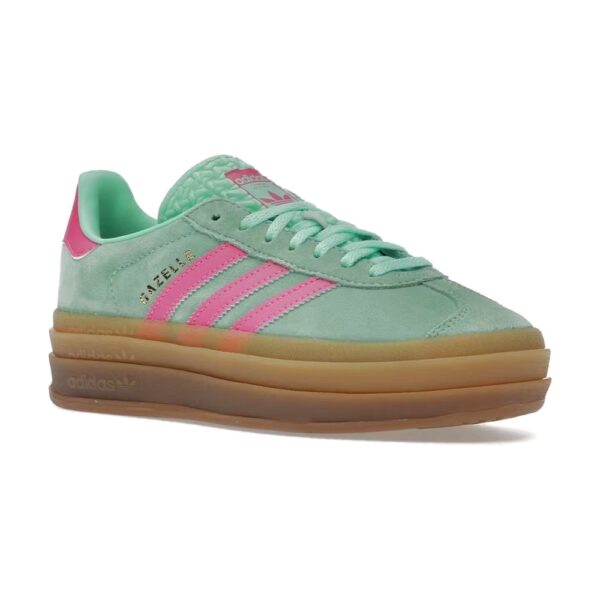 נעלי Adidas gazelle green pink platform
