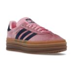 נעלי Adidas gazelle navy blue pink platform