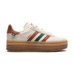 נעלי Adidas gazelle platform Light Cream Red Green
