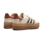 נעלי Adidas gazelle platform Light Cream Red Green