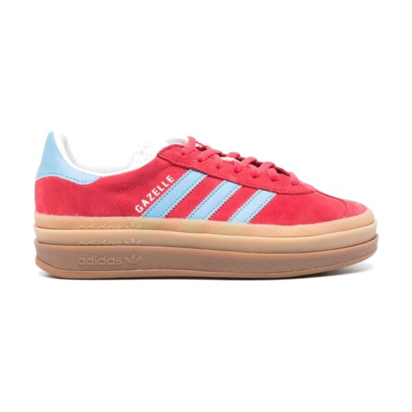 נעלי Adidas gazelle platform Red Blue