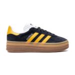 נעלי Adidas gazelle platform Black & Yellow