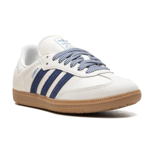 נעלי Adidas Samba White Dark Blue - דגם 2