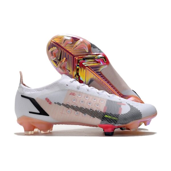 NIKE MERCURIAL VAPOR 14 ELITE FG - White Silver Pink