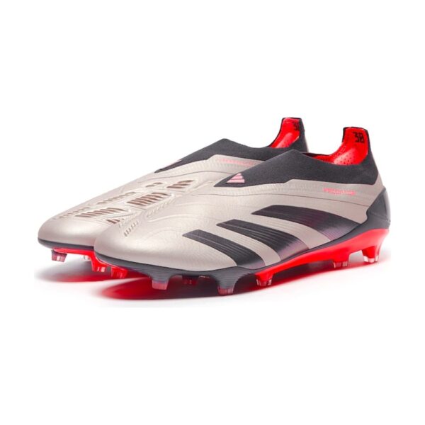 ADIDAS PREDATOR Laceless ELITE FG - White Red Navy