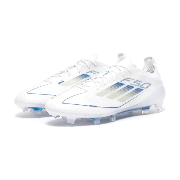 adidas F50 Elite FG - White Blue (2)