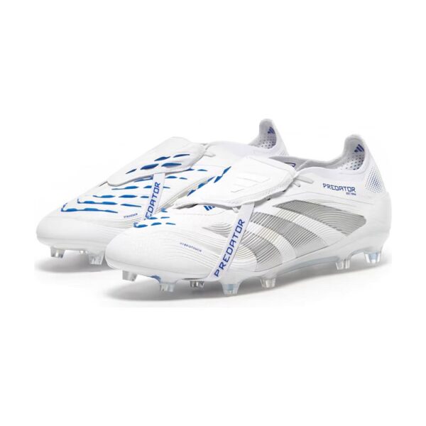 ADIDAS PREDATOR ELITE TONGUE FG - White Blue