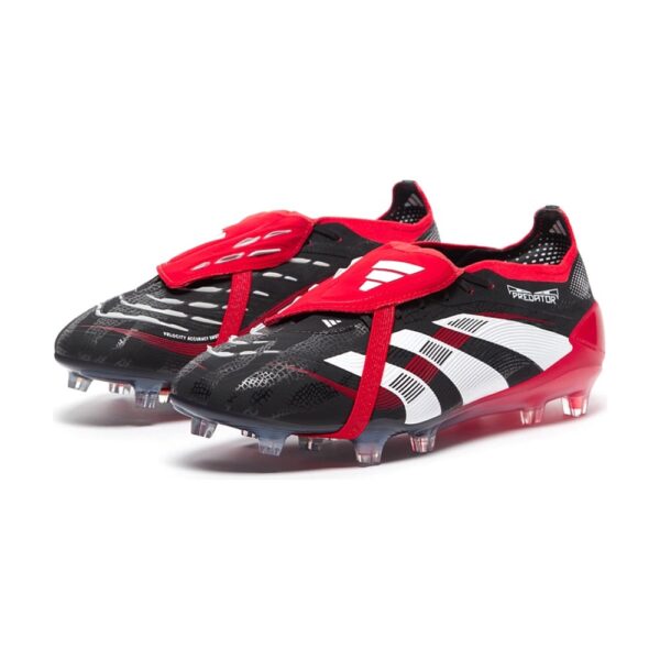 ADIDAS PREDATOR ELITE TONGUE FG - Black Red White
