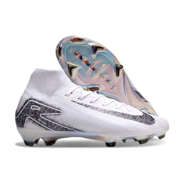 Nike Air Zoom Mercurial Superfly 16 Elite  FG - White Silver