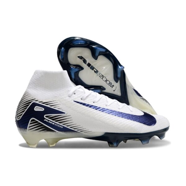 Nike Air Zoom Mercurial Superfly 16 Elite  FG - White Navy