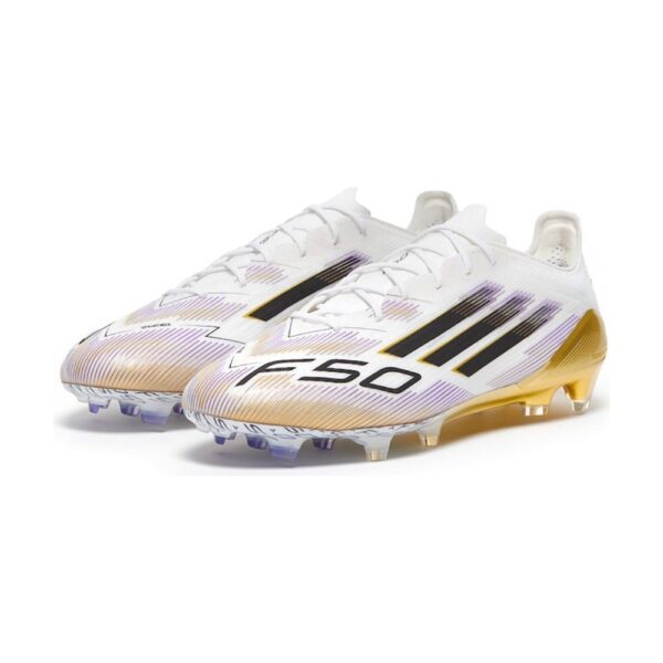 adidas F50 Elite FG - White Gold Black