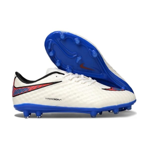 Nike Hypervenom Elite FG - White Blue