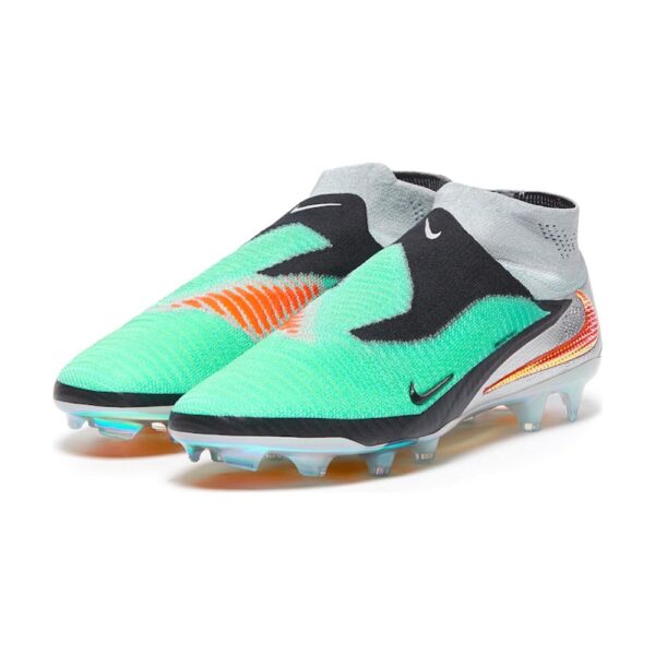 NIKE PHANTOM 6 ELITE HIGH FG - Green Orange