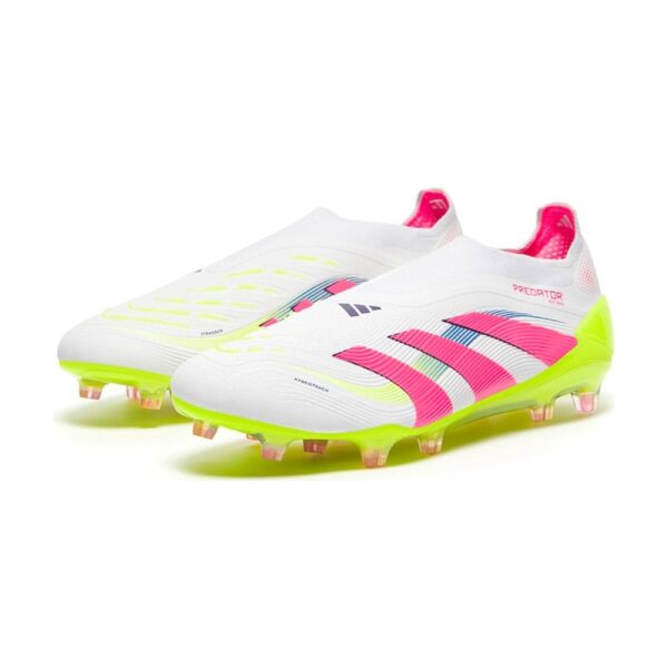 ADIDAS PREDATOR ELITE Laceless FG - White Pink