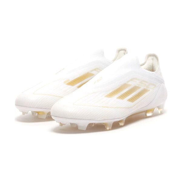 adidas F50 Laceless Elite FG - White Gold