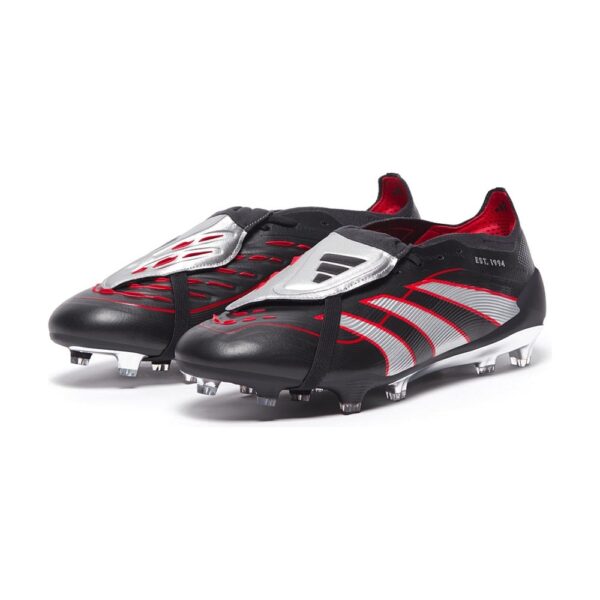 ADIDAS PREDATOR ELITE TONGUE FG - Black Red (2)