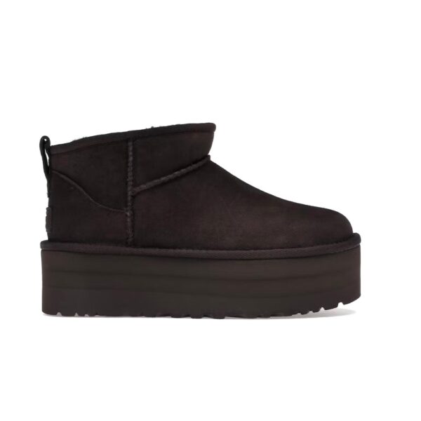 UGG Classic Ultra Mini Platform Boots Burgundy