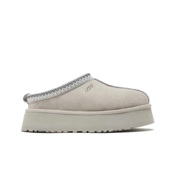 UGG Tazz Platform Slippers Light Grey