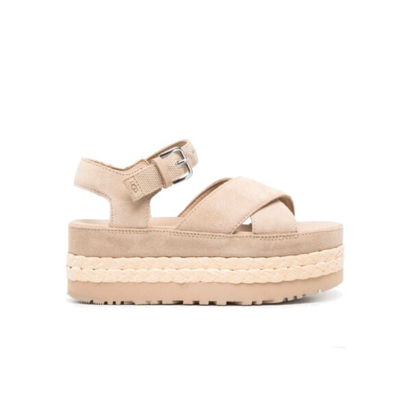 UGG Platform Cream Sandals