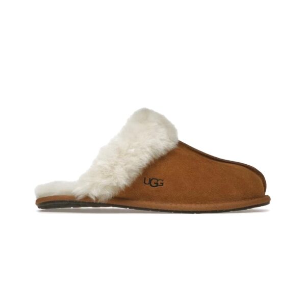 UGG Shearling-trim Slippers Brown